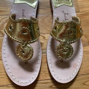 Jack Rogers Gold Sandel